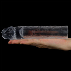 LoveToy Gaine de pénis Flawless 19 x 4cm Transparente